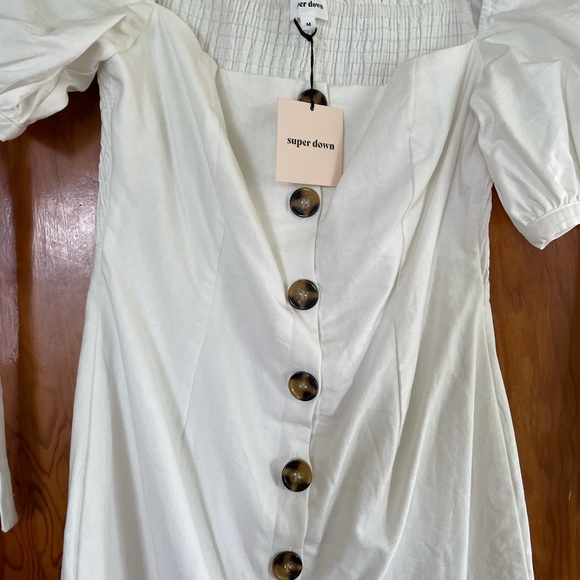 Gorgeous Superdown cottage core white mini dress - Picture 5 of 5